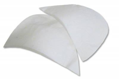 Плечевые накладки И-8 НЦ, составные, цвет белый - купить в Калуге. Цена: 47.27 руб.