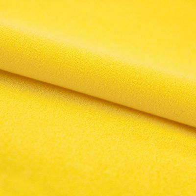 Креп стрейч Амузен 12-0752, 85 гр/м2, шир.150см, цвет жёлтый - купить в Калуге. Цена 194.07 руб.