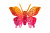 Бабочка декоративная пластиковая #10 - купить в Калуге. Цена: 7.09 руб.