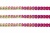 Пайетки "ОмТекс" на нитях, CREAM, 6 мм С / упак.73+/-1м, цв. 89 - розовый - купить в Калуге. Цена: 468.37 руб.