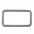 Рамка металлическая прямоугольная, 40 х 15 мм- тём.никель - купить в Калуге. Цена: 4.60 руб.