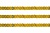 Пайетки "ОмТекс" на нитях, SILVER SHINING, 6 мм F / упак.91+/-1м, цв. 48 - золото - купить в Калуге. Цена: 356.19 руб.