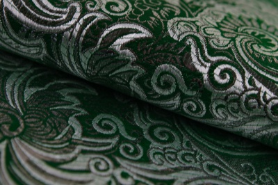 Ткань костюмная жаккард, 135 гр/м2, шир.150см, цвет зелёный№4 - купить в Калуге. Цена 441.94 руб.