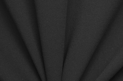 Костюмная ткань с вискозой "Бриджит", 210 гр/м2, шир.150см, цвет чёрный - купить в Калуге. Цена 570.73 руб.