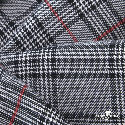 Ткань костюмная "Клер" 80% P, 16% R, 4% S, 200 г/м2, шир.150 см,#10 цв-серый/красный - купить в Калуге. Цена 412.02 руб.