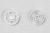 Кнопки пришивные пластиковые 11,5 мм, блистер 24шт, цв.-прозрачные - купить в Калуге. Цена: 59.44 руб.