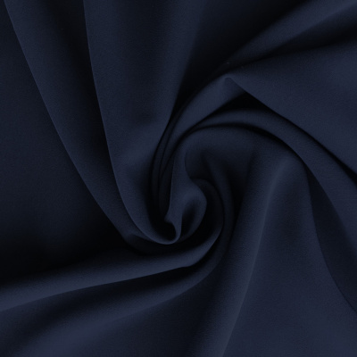 Костюмная ткань "Элис", 220 гр/м2, шир.150 см, цвет т.синий - купить в Калуге. Цена 308 руб.