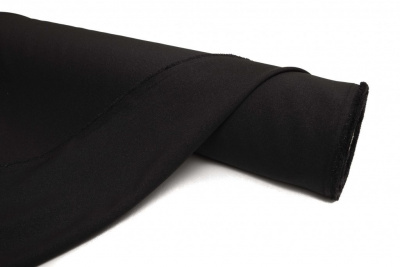 Ткань костюмная 24880 2022, 220 гр/м2, шир.150см, цвет чёрный - купить в Калуге. Цена 446.45 руб.